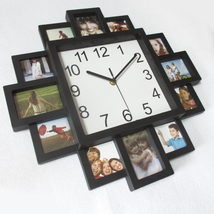 Photo Clock Wall Clock Mute Clock Creative Electronic Clock Wall Watch