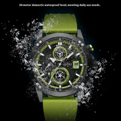 Sports And Leisure Silicone Band Color Watch