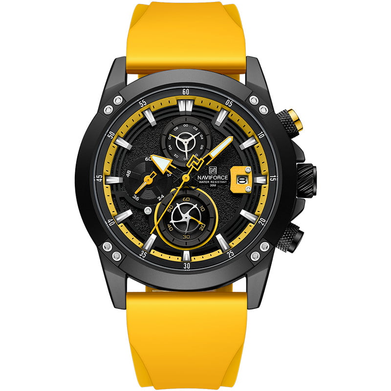 Sports And Leisure Silicone Band Color Watch